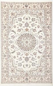 Tappeto Nain 9la Persia Medaglione Avorio Marrone 130x206 Cm