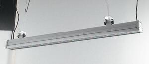 Barra led wallwasher alluminio 36x2w rgb ip65 122,5x14,5x8,2cm