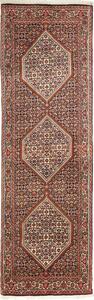 Tappeto Bidjar Persia Geometrico Scuro Crema 72x235 Cm
