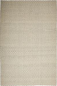 Tappeto Kilim Plain Persia Astratto Crema Grigio 201x311 Cm