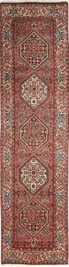 Tappeto Zandjan Persia Geometrico Rosso Beige 66x260 Cm