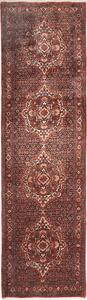 Tappeto Bidjar Persia Floreale Rosso Blu 81x290 Cm