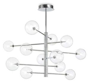 Lampada a sospensione equinoxe sp12 cromo