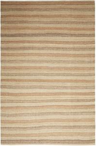 Tappeto Kilim Persia Astratto Beige Marrone 203x309 Cm