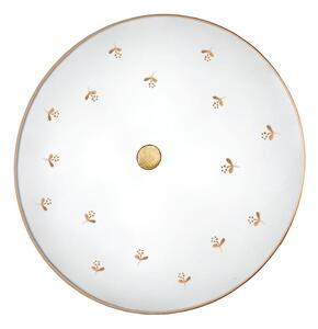 Kolarz 731.U14.4.160-Applique NONNA 4xE27/60W/230V, diam. 54 cm, design floreale, finitura oro rosa