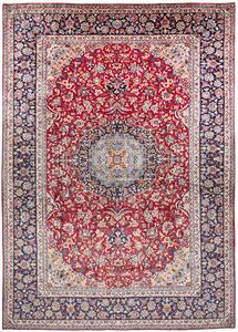 Tappeto Nadjafabad Persia Medaglione Rosso Blu 290x420 Cm
