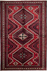 Tappeto Lori Persia Astratto Rosso Blu 173x260 Cm