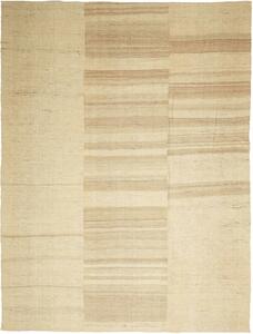 Tappeto Kilim Kavir Persia Astratto Beige Crema 200x266 Cm