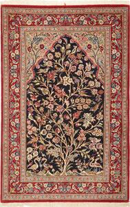 Tappeto Ilaam Persia Floreale Blu Rosso 98x154 Cm