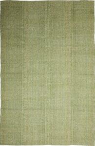 Tappeto Kilim Persia Tinta Unita Verde Chiaro 195x306 Cm