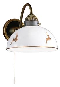 Kolarz 731.61.150 - Lampada da parete NONNA 1xE27/75W/230V con corna di cervo, finitura rose gold