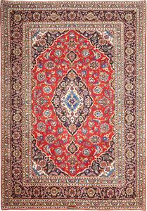 Tappeto Ardakan Persia Medaglione Rosso Blu 200x285 Cm