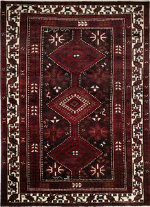 Tappeto Lori Persia Astratto Bordeaux Nero 228x317 Cm