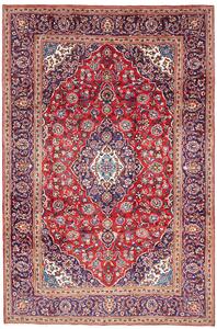 Tappeto Ardakan Persia Medaglione Rosso Blu Scuro 197x298 Cm
