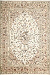 Tappeto Kashan Persia Medaglione Avorio Beige 208x300 Cm
