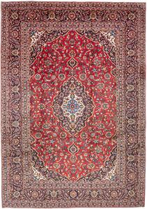 Tappeto Ardakan Persia Medaglione Rosso Blu 243x348 Cm