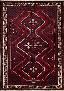 Tappeto Lori Persia Geometrico Rosso Blu 222x310 Cm