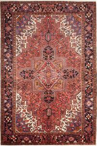 Tappeto Gorawan Persia Medaglione Terracotta Indaco 204x308 Cm