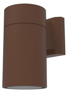 Applique Cilindrica Monodirezionale XL, IP54, Base E27 - Corten Base E27