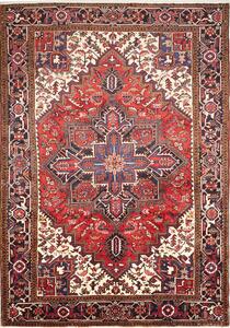 Tappeto Gorawan Persia Geometrico Rosso Blu 207x290 Cm