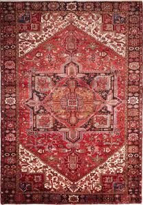 Tappeto Gorawan Persia Geometrico Rosso Avorio 250x356 Cm