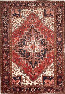 Tappeto Gorawan Persia Geometrico Rosso Blu 212x305 Cm