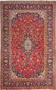 Tappeto Ardakan Persia Medaglione Rosso Blu 198x314 Cm