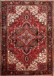 Tappeto Gorawan Persia Medaglione Rosso Crema 210x300 Cm