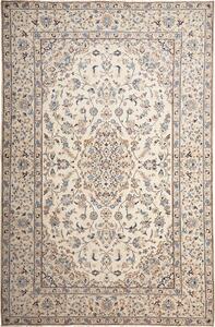 Tappeto Kashan Persia Medaglione Avorio Blu 190x296 Cm