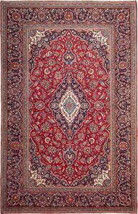 Tappeto Ardakan Persia Medaglione Rosso Blu 202x317 Cm