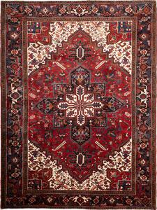 Tappeto Gorawan Persia Medaglione Rosso Blu 223x297 Cm