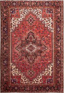 Tappeto Gorawan Persia Geometrico Rosso Blu 204x293 Cm