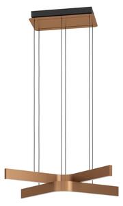 Eglo 901864 - LED RGBW dimmerabile lampadario a sospensione su cavo FOLCINO-Z 2xLED/18W/230V rame/nero