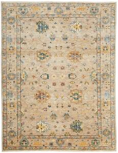Tappeto Malka Pakistan Geometrico Sabbia Blu 148x196 Cm