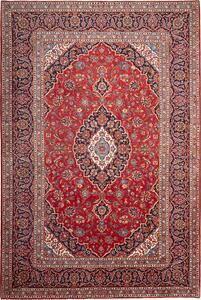 Tappeto Ardakan Persia Medaglione Rosso Blu 200x304 Cm