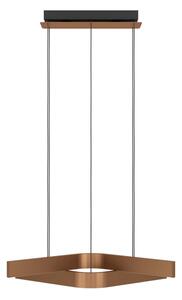 Eglo 901864 - LED RGBW dimmerabile lampadario a sospensione su cavo FOLCINO-Z 2xLED/18W/230V rame/nero