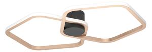Eglo 390506 - Plafoniera dimmerabile a LED ESTRELLA LED/20W/230V, finitura ottone + telecomando