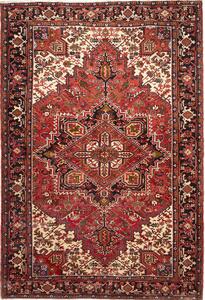 Tappeto Gorawan Persia Medaglione Rosso Beige 206x307 Cm