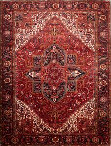 Tappeto Gorawan Persia Medaglione Rosso Blu 300x400 Cm
