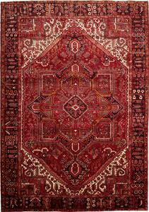 Tappeto Gorawan Persia Geometrico Rosso Crema 246x355 Cm