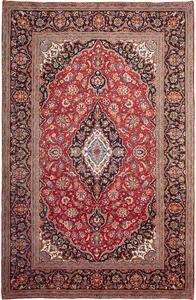 Tappeto Ardakan Persia Medaglione Rosso Blu 204x313 Cm