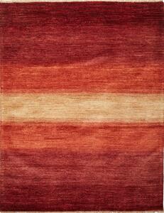 Tappeto Shayan Pakistan Astratto Bordeaux Sabbia 180x250 Cm