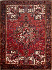 Tappeto Gorawan Persia Geometrico Rosso Nero 250x336 Cm