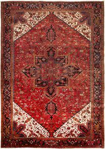 Tappeto Gorawan Persia Geometrico Rosso Blu 242x344 Cm