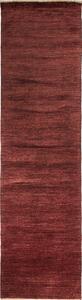 Tappeto Shayan Pakistan Astratto Rosso Mattone Sfumato 78x301 Cm