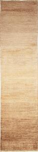 Tappeto Shayan Pakistan Astratto Beige Marrone Degradé 78x253 Cm