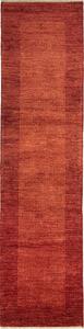 Tappeto Shayan Pakistan Tinta Unita Terracotta Arancio Bruciato 73x316 Cm