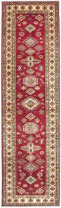 Tappeto Kazak Fine Pakistan Geometrico Rosso Beige 82x296 Cm