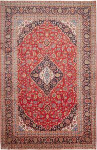 Tappeto Ardakan Persia Medaglione Rosso Blu 245x380 Cm
