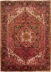 Tappeto Gorawan Persia Medaglione Rosso Nero 230x320 Cm